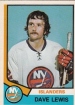 1974-75 O-Pee-Chee #324 Dave Lewis RC