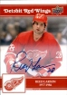 2025-26 Upper Deck Detroit Red Wings Centennial Autographs Red #19 Reed Larson