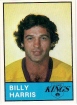 1980-81 Kings Card Night #4 Billy Harris 