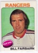 1975-76 Topps #109 Bill Fairbairn