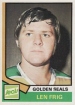 1974-75 Topps #242 Len Frig RC