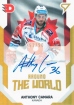 2022-23 SportZoo Tipsport ELH Around the World Auto #AWS04 Anthony Camara