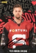 Klubov karta Sparta Praha Aaron Irving + originln podpis