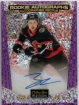 2024-25 O-Pee-Chee Platinum Rookie Autographs Violet Pixels #RZO Zack Ostapchuk