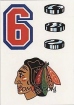 1985-86 Topps Sticker Inserts #21 Chicago Blackhawks