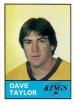 1980-81 Kings Card Night #12 Dave Taylor 