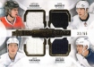 2015-16 Upper Deck Premier Premier Quads Jerseys #PQ4PBVE Artemi Panarin / Sam Bennett / Jake Virtanen / Nikolaj Ehlers /65
