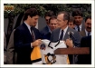 1991-92 Upper Deck #47 Mario Lemieux / George Bush