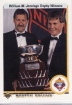 1990-91 Upper Deck #209 William Jennings Trophy/ Andy Moog / Reggie Lemelin