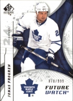 2008-09 SP Authentic #170 Jonas Frogren RC