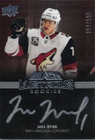2021-22 UD Black Lustrous Rookie Signatures #LRSJJ Jan Jenk /299