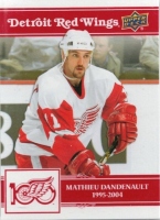 2025-26 Upper Deck Detroit Red Wings Centennial #40 Mathieu Dandenault