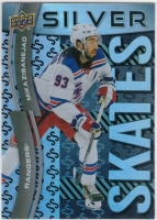 2024-25 Upper Deck Silver Skates #SS17 Mika Zibanejad
