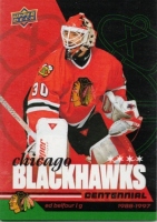 2025-26 Upper Deck Chicago Blackhawks Centennial #44 Ed Belfour