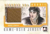 2010-11 ITG Decades 1980s Rookie Game Used Jerseys Silver #RJ13 Mario Lemieux