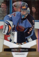 2010-11 Certified Mirror Gold Materials Prime #10 Ond�ej Pavelec  25/25 !!!
