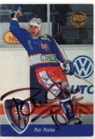 1994-95 Finnish SISU #205 Petr Pavlas + origin�ln� podpis