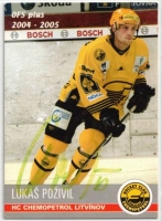 2004-05 Czech OFS #101 Luk Poivil + originln podpis 