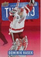 2025-26 Upper Deck Detroit Red Wings Centennial Everybody from the 313 Red #31316 Dominik Ha�ek