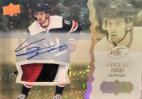 2023-24 Upper Deck Ice Patches Gold #114 Vincent Iorio AU/99