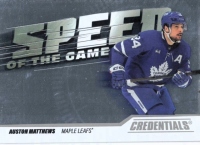2024-25 Upper Deck Credentials Speed of the Game Stars #SGAM Auston Matthews