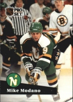 1991-92 Pro Set #105 Mike Modano