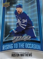 2025-26 Upper Deck MVP Rising to the Occasion #RO19 Auston Matthews