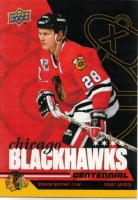 2025-26 Upper Deck Chicago Blackhawks Centennial Yellow #10 Steve Larmer