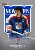 2025-26 Upper Deck New York Rangers Centennial Box Set #19 Phil Esposito