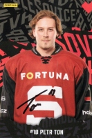 Klubov karta Sparta Praha Petr Ton + originln podpis
