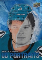 2025-26 Upper Deck UD Portraits #P43 Sam Dickinson