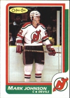 1986-87 O-Pee-Chee #112 Mark Johnson