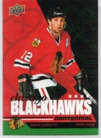 2025-26 Upper Deck Chicago Blackhawks Centennial #27 Brent Sutter