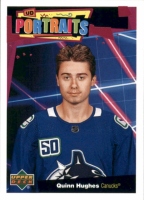 2020-21 Upper Deck UD Portraits #P36 Quinn Hughes
