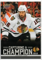 2025-26 Upper Deck Chicago Blackhawks Centennial Capturing a Champion #CC1 Andrew Ladd
