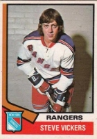 1974-75 O-Pee-Chee #29 Steve Vickers