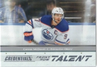2024-25 Upper Deck Credentials Front Row Talent #FRTCM Connor McDavid