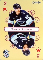 2025-26 O-Pee-Chee Playing Cards #2HEARTS Matty Beniers
