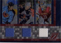 2010-11 Zenith Mozaics Materials Triple #1 Ond�ej Pavelec / Eric Boulton / Nik Antropov