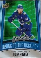 2025-26 Upper Deck MVP Rising to the Occasion #RO25 Quinn Hughes