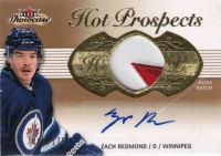 2013-14 Fleer Showcase #167 Zach Redmond JSY Patch AU /175 RC