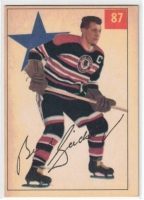 1954-55 Parkhurst #87 Bill Gadsby / velmi dobr� stav