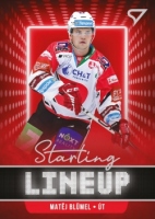 2021-22 SportZoo Tipsport ELH Starling Lineup #SLU34 Matj Blumel