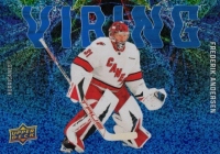 2025-26 Upper Deck Vibing Speckle #VB2 Frederik Andersen