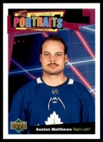 2020-21 Upper Deck UD Portraits #P28 Auston Matthews