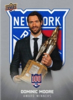 2025-26 Upper Deck New York Rangers Centennial #159 Dominic Moore AW