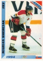 1994 Finnish Jaa Kiekko #193 Marian Smerc�ak