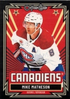 2025-26 O-Pee-Chee Retro Black #108 Mike Matheson
