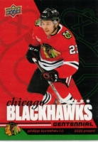 2025-26 Upper Deck Chicago Blackhawks Centennial #14 Philipp Kurashev