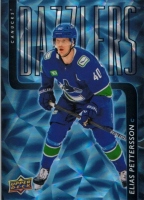2025-26 Upper Deck Dazzlers Blue #DZ58 Elias Pettersson
